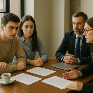 אחים פותרים סכסוך ירושה