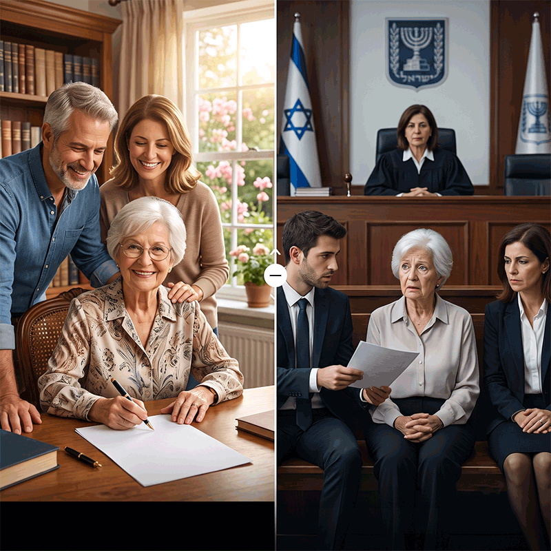 מה ההבדל בין ייפוי כוח מתמשך לבין מינוי אפוטרופוס? - משרד עורכי דין שרון גליק