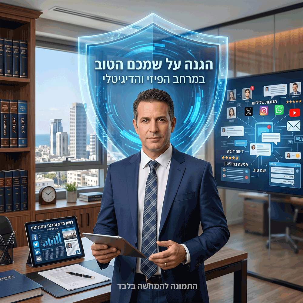 עורך דין הוצאת דיבה: הגנה על שמכם הטוב במרחב הדיגיטלי והפיזי | עורכת דין שרון גליק